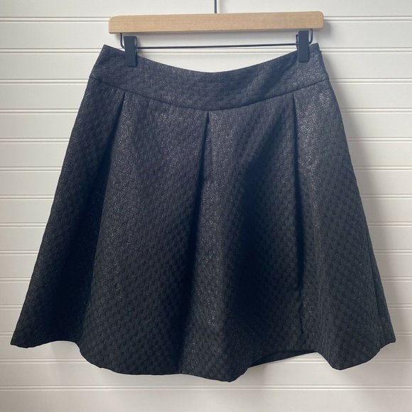 kate spade Dresses & Skirts - Kate Spade Black Shimmer Pleated Circle Skirt | Size  8